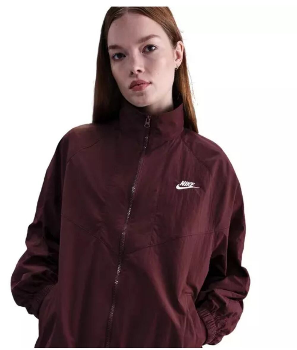 Nike Sportswear Women’s Windrunner Jacket – Burgundy – Large